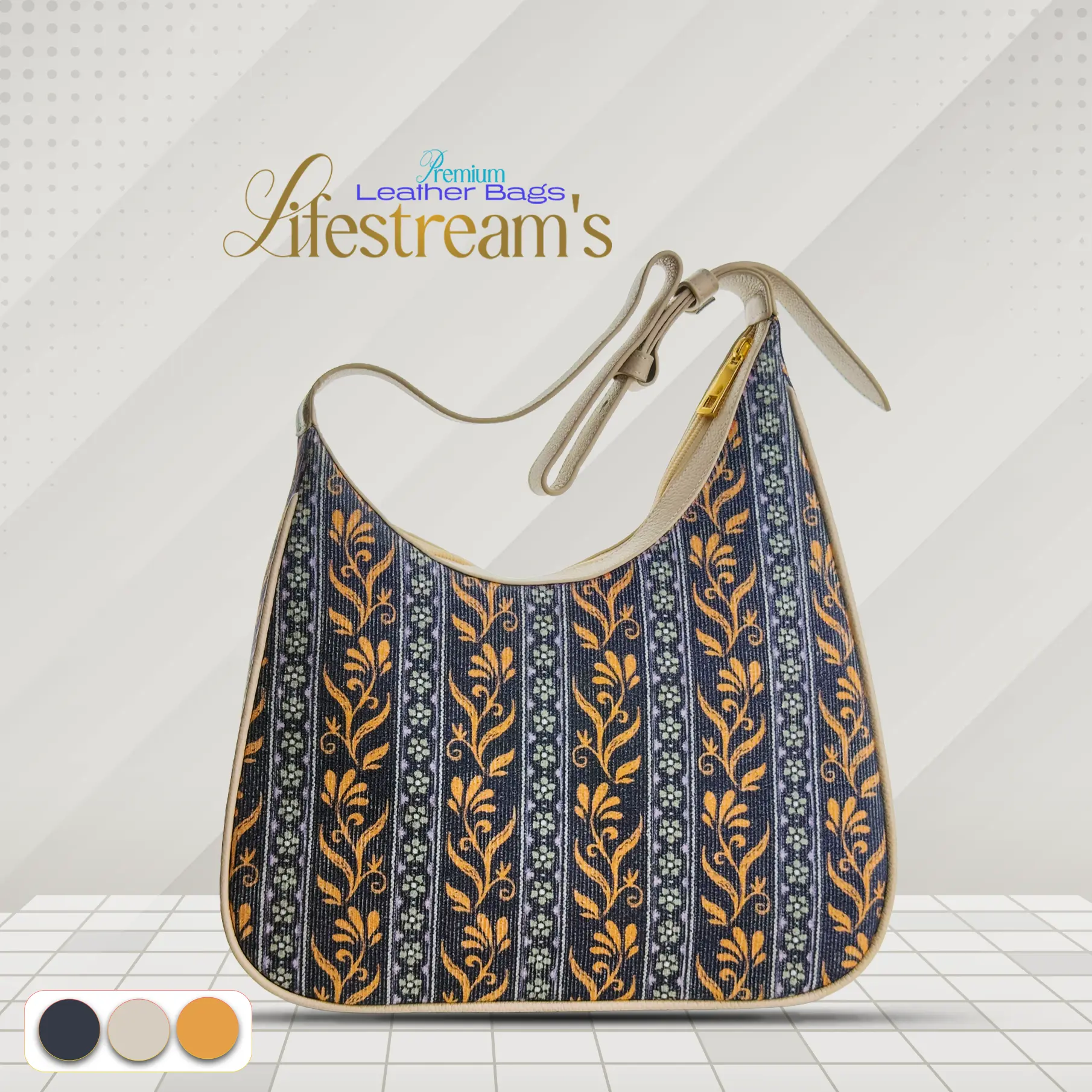 Lifestyle Shoulder Bag – Genuine Leather Elegance (Classic Brown )