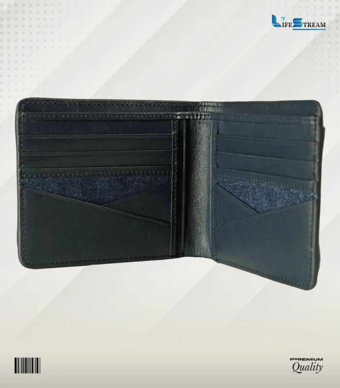 Leather & Denim Wallet